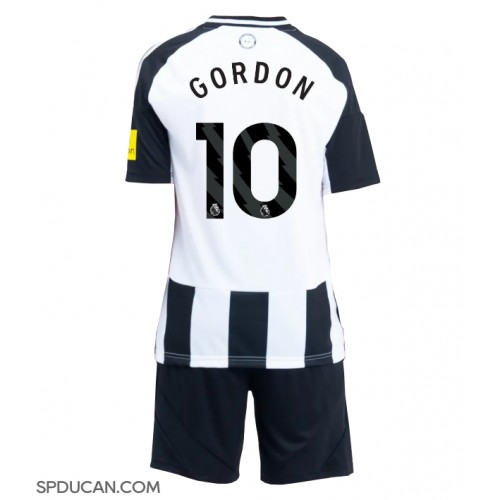 Dječji Nogometni Dres Newcastle United Anthony Gordon #10 Domaci 2024-25 Kratak Rukav (+ Kratke hlače)